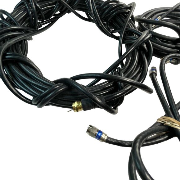 Lot Of Coaxial Video Cables Various Lengths for Computer and Networking u - Picture 2 of 3